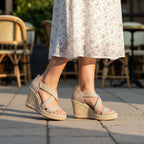 André Espadrilles Compensées Élégantes Femme
