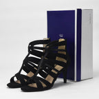 André Sandales à Talons Noir Élégantes Femme
