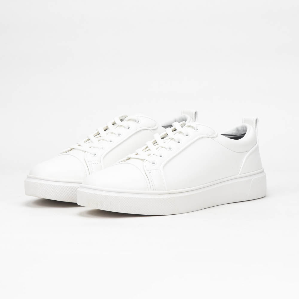 Massimo Baskets Minimalistes Blanc Homme