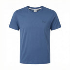 Pepe Jeans T-shirt Col Rond Bleu Homme