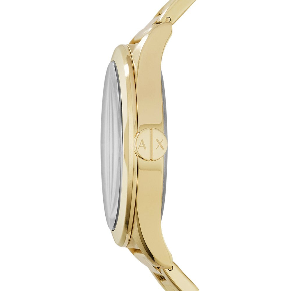 Armani Exchange Montre Bracelet Acier Doré Homme