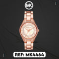 Michael Kors Montre Élégante Or Rose Cristaux Femme