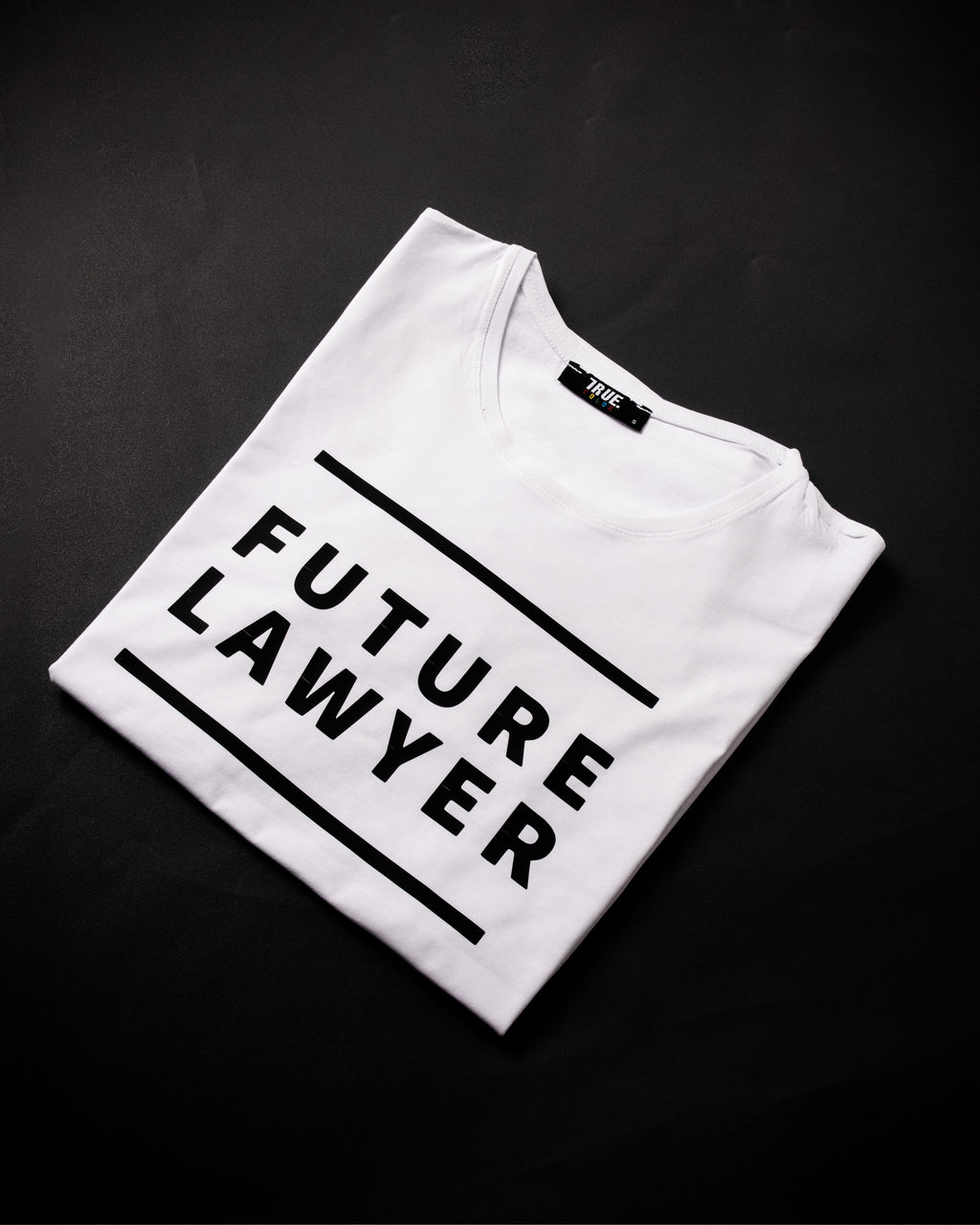 Kimland T-shirt Future Lawyer Blanc Décontracté Unisexe