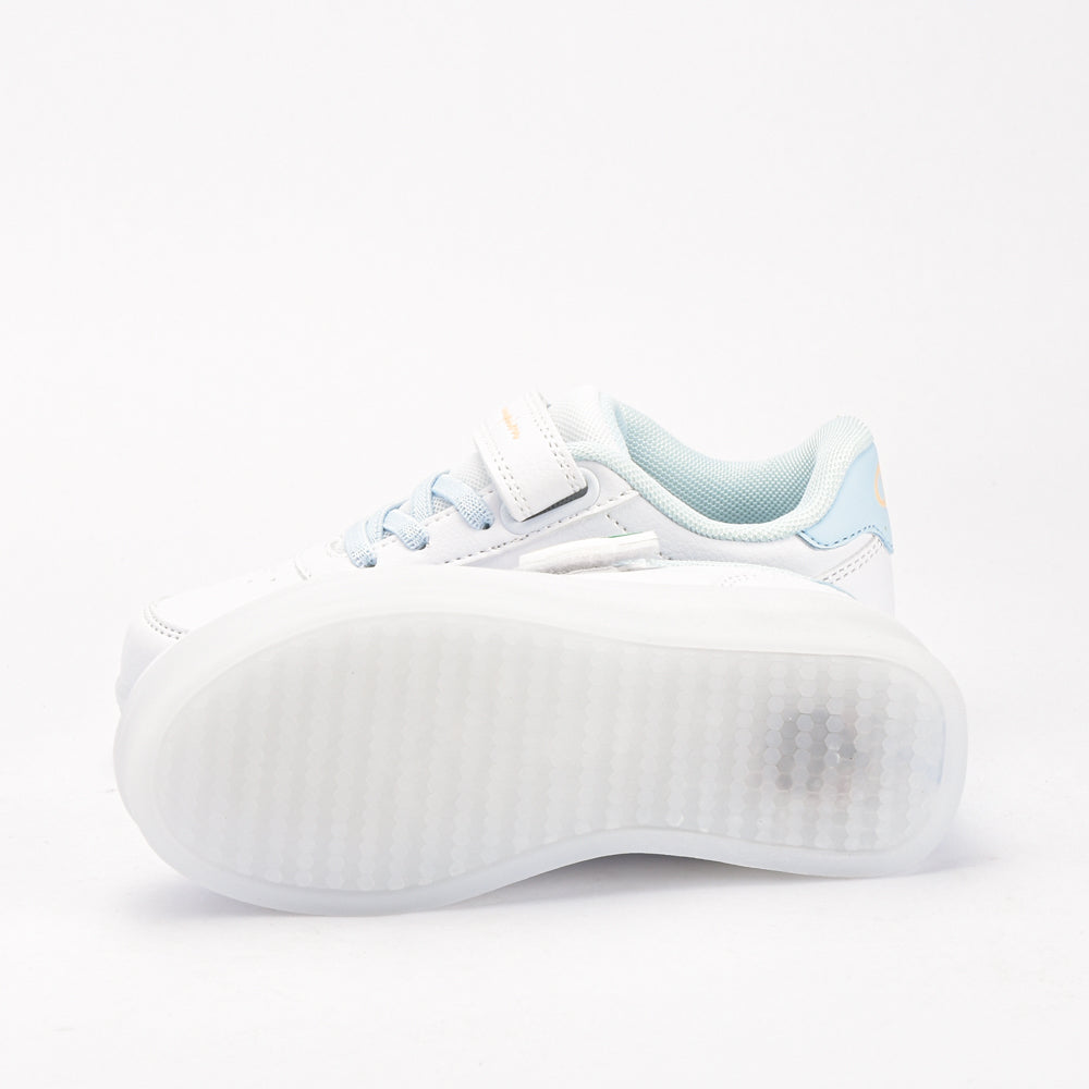Champion Baskets Basses Blanches à Scratch pour Fille