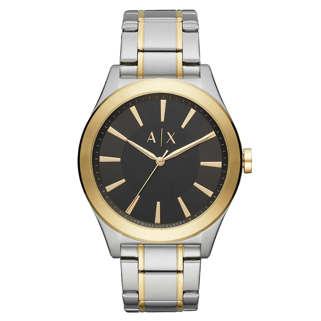 Armani Exchange Montre Bracelet Bicolore Élégante Homme