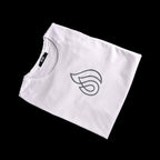True T-shirt Blanc Logo Gris Homme