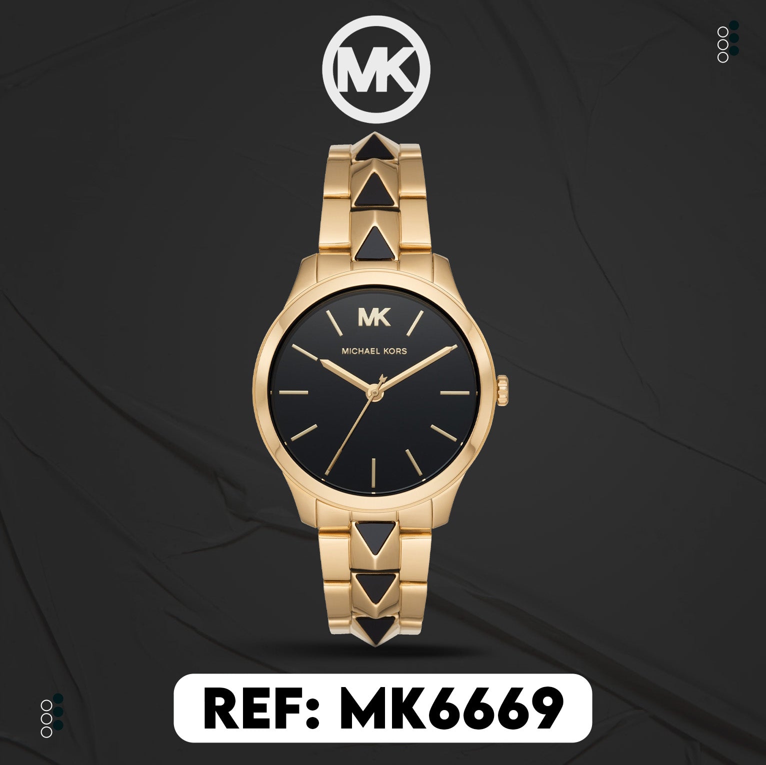 Michael Kors Montre Élégante Dorée Femme
