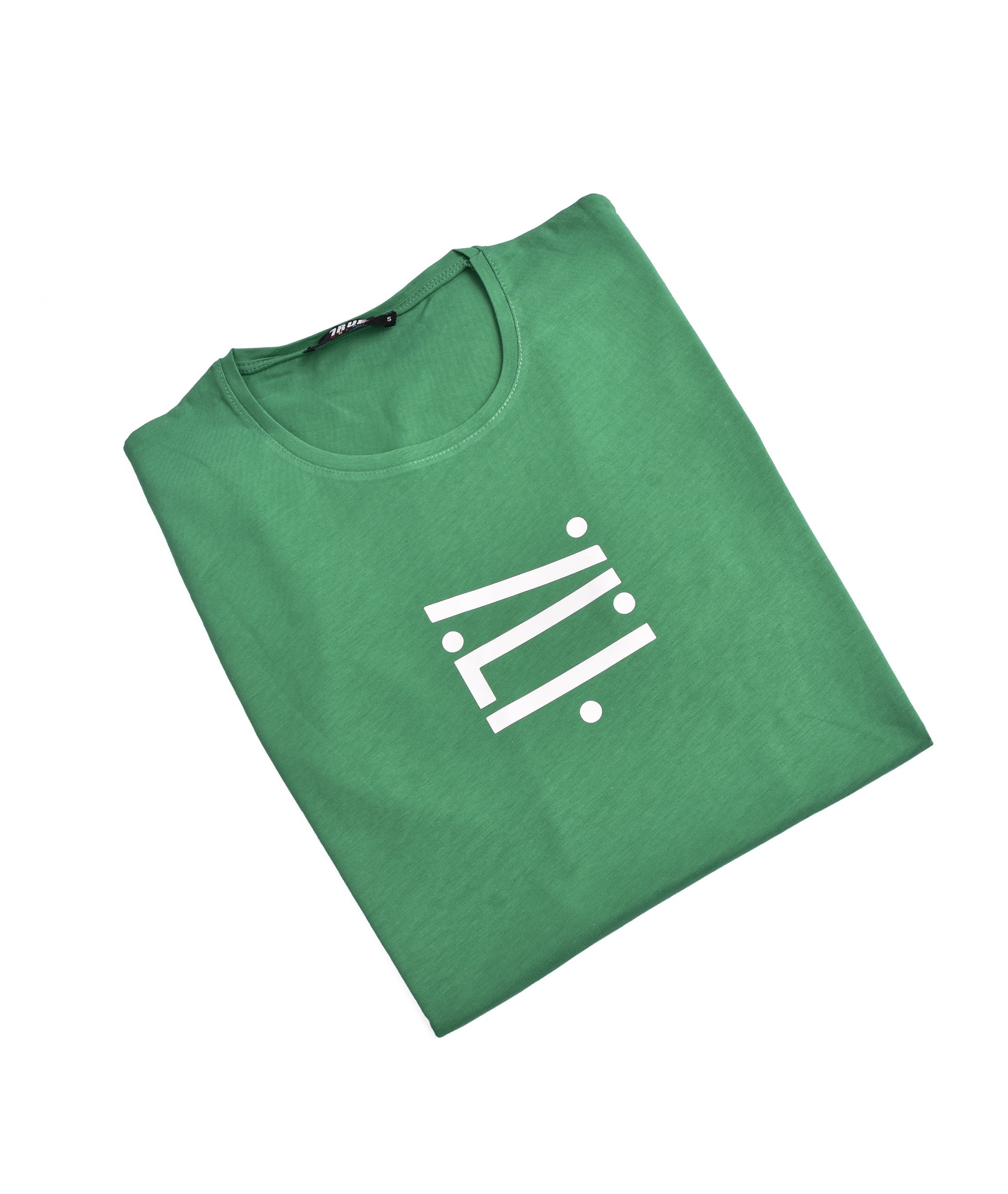 Kimland T-shirt Vert Logo Blanc Homme