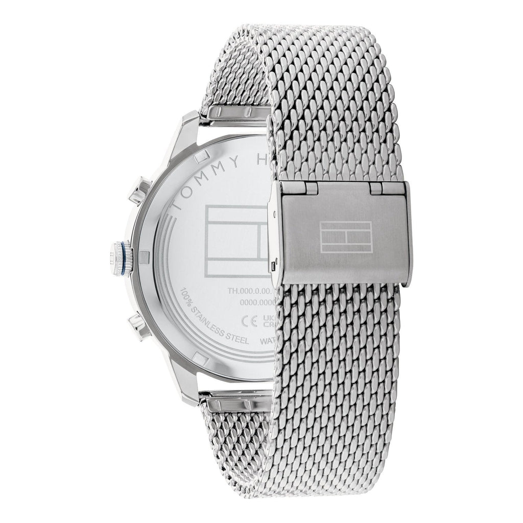 Montre Tommy Hilfiger Cadran Bleu Bracelet Acier Homme