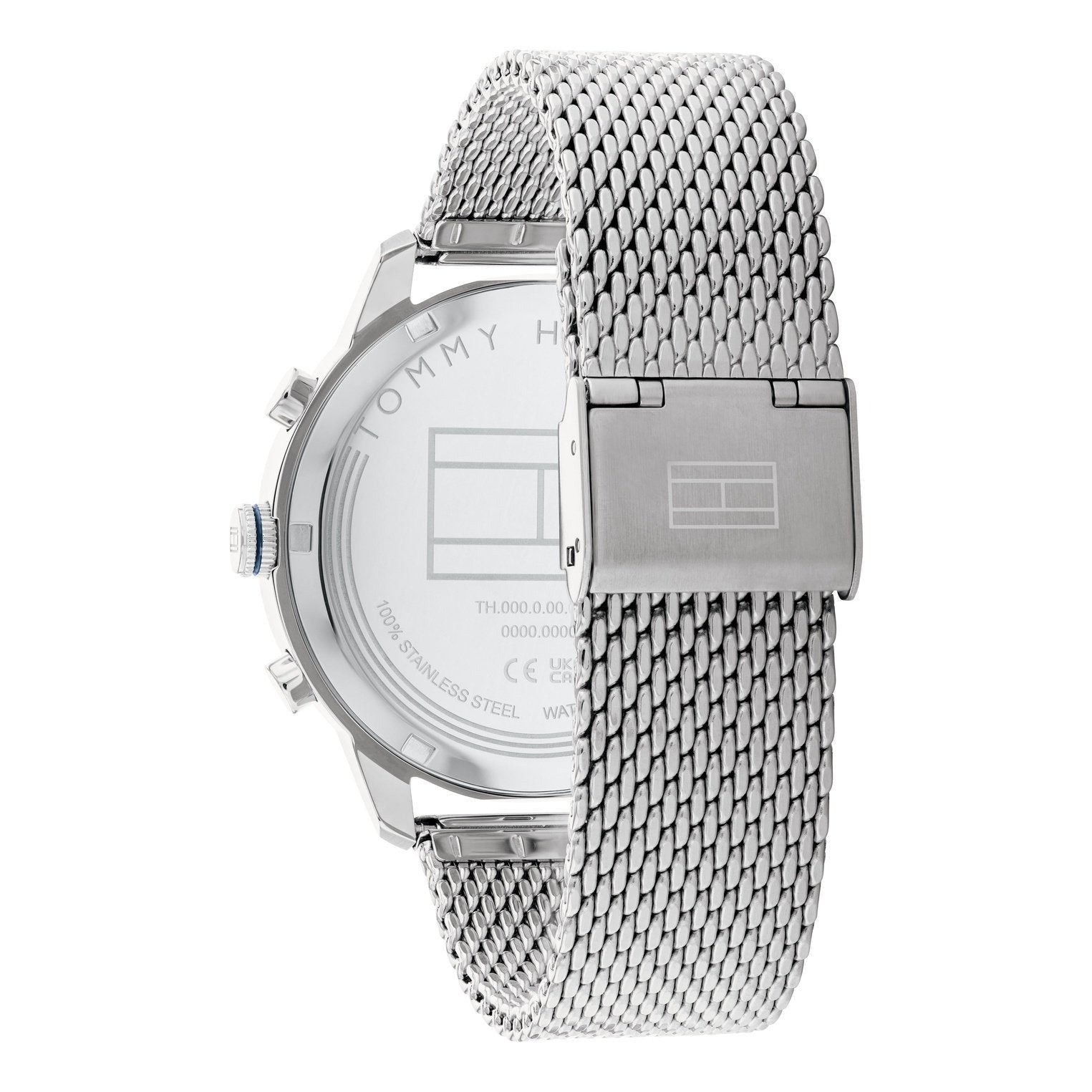 Montre Tommy Hilfiger Cadran Bleu Bracelet Acier Homme