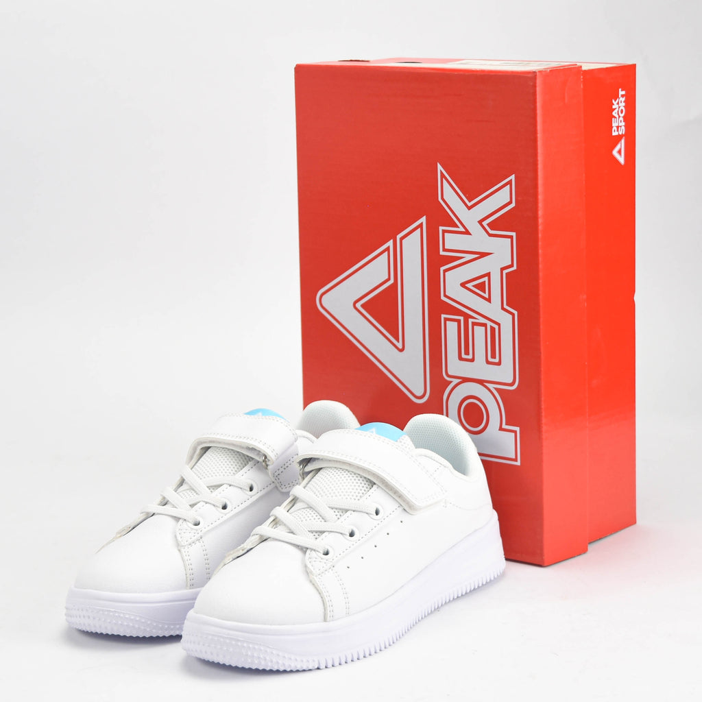 Peak Baskets Basses Style Urbain Blanc Enfant