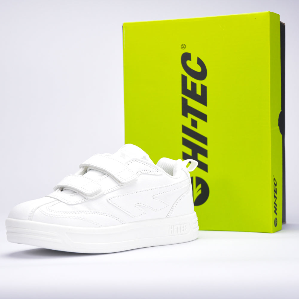 Hi-Tec Baskets Edge Junior à Scratch Blanc Enfant