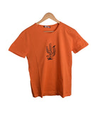 T-shirt ORANGE LOGO NOIR *WILD LIFE*