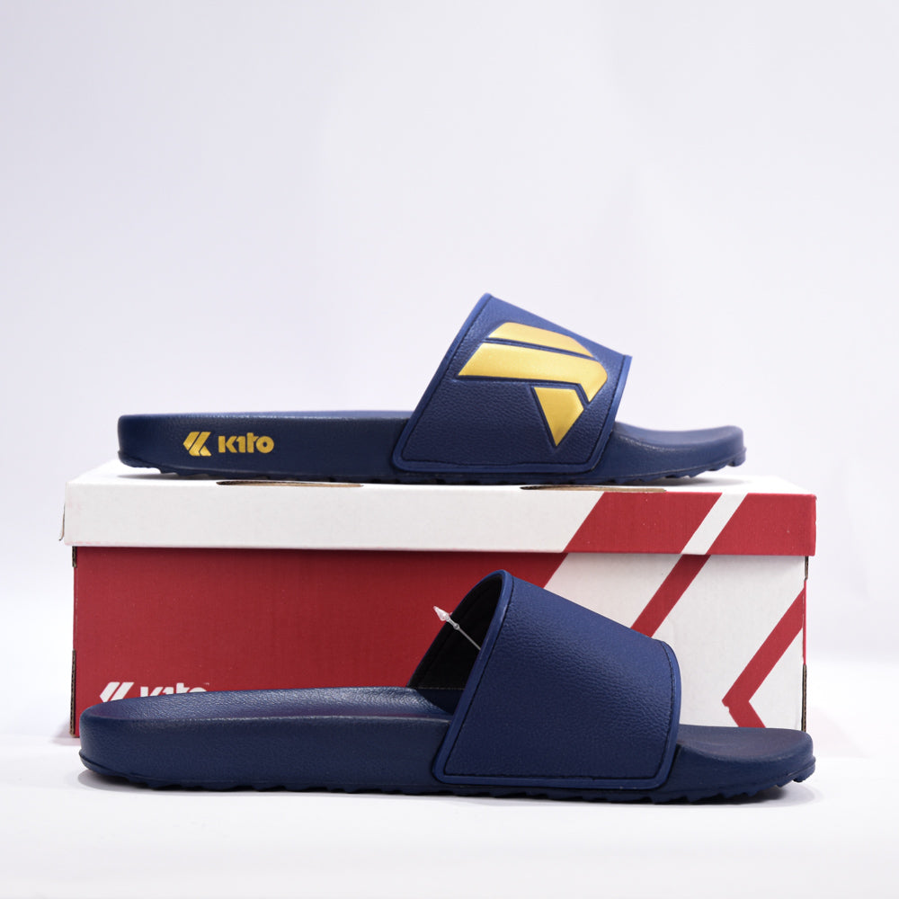 Kito Claquettes Logo Doré Confortables Homme