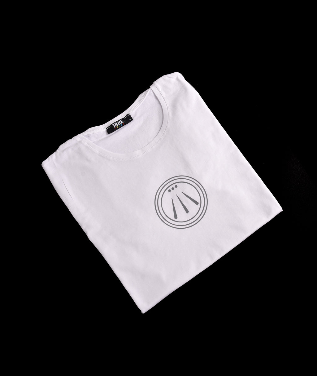 True Color T-shirt Blanc Symbole Awen Homme