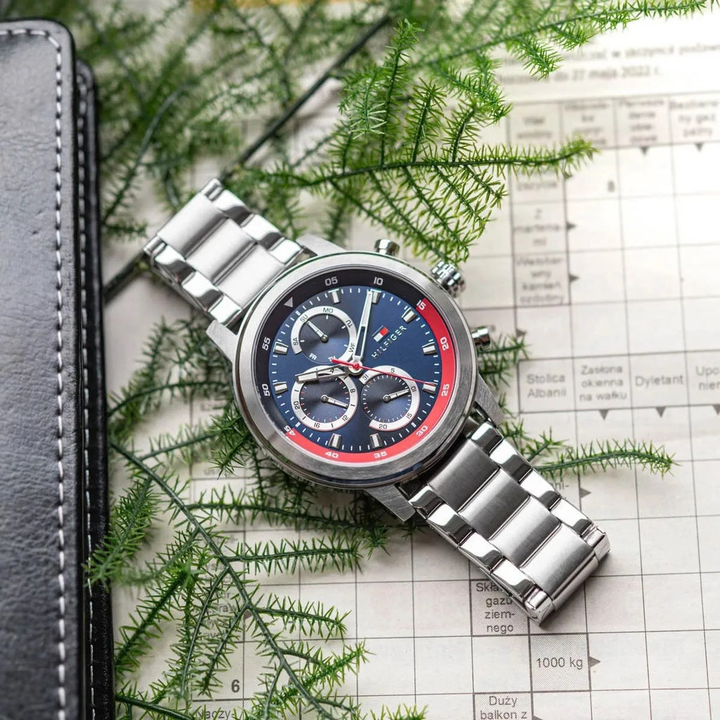 Tommy Hilfiger Montre Chronographe Acier Inoxydable Homme
