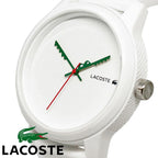 Lacoste Montre Analogique Bracelet Silicone Blanc Homme
