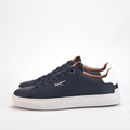 Pepe Jeans Sneakers Adams en Cuir Bleu Marine Homme