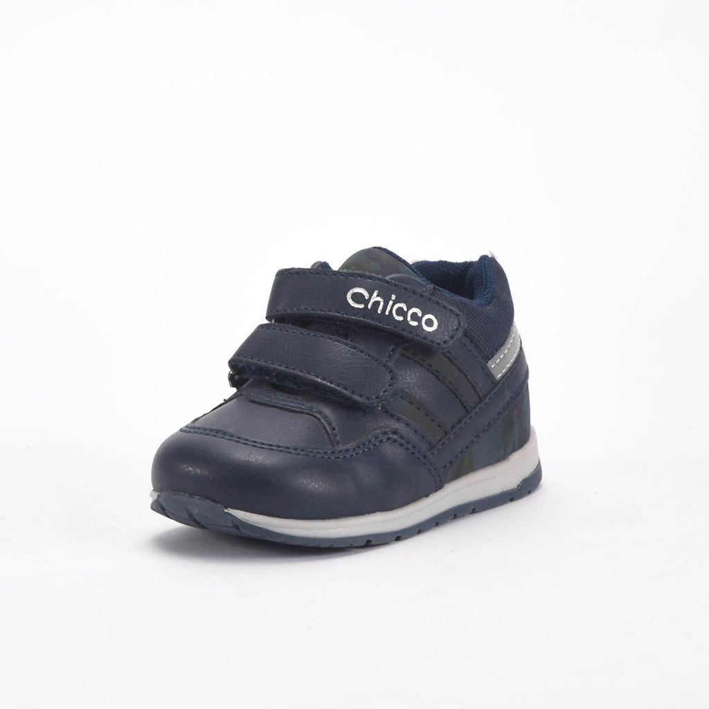 Chicco Baskets Flexibles à Scratch Bleu Marine Enfant