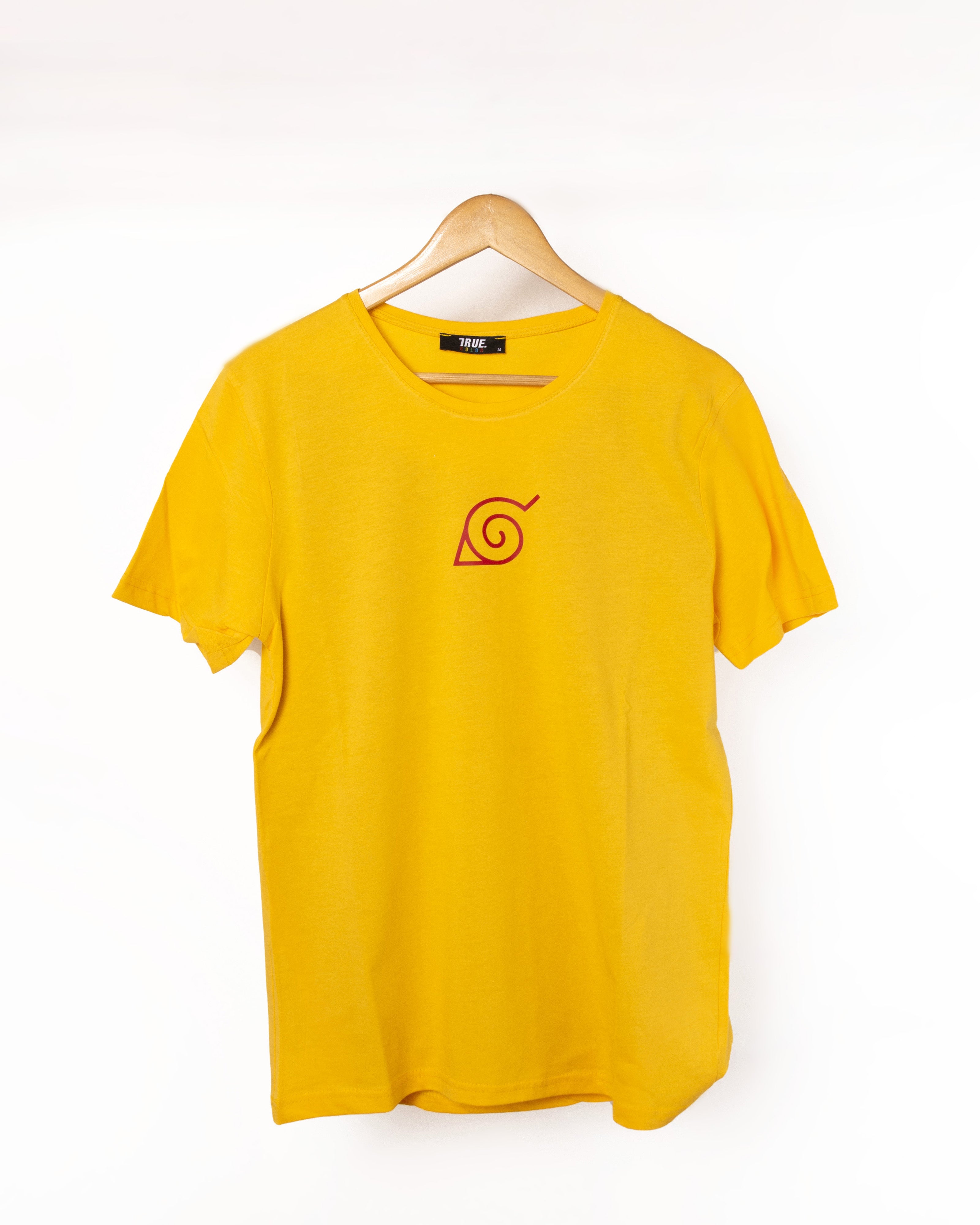 T-shirt JAUNE NARUTO LOGO