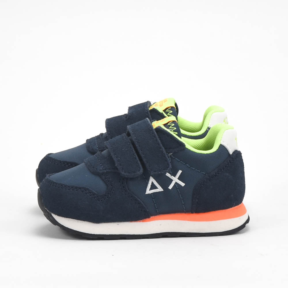 SUN68 Baskets Ally en Daim et Nylon pour Enfant