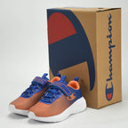 Champion Baskets Mesh Respirantes Enfant Bleu et Orange