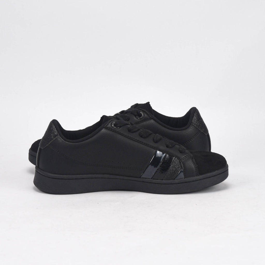 VO7 Baskets Jeanne Élégantes Noir Femme