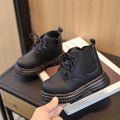 Bottes coordonnantes à lacets Noir Enfants﻿ 1