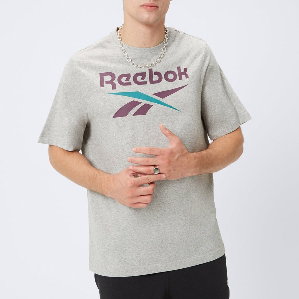 Reebok T-shirt Identity Big Logo Gris Homme