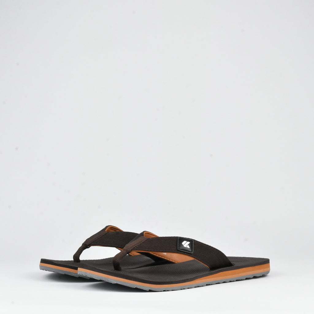 Kito Claquettes Confortables Marron Homme