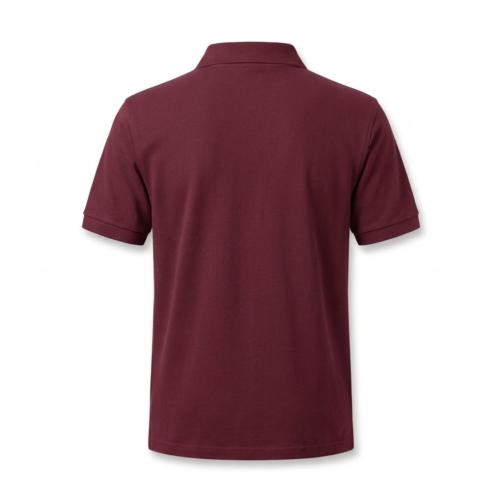 Kimland Polo Homme Bordeaux Élégant