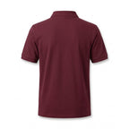 Kimland Polo Homme Bordeaux Élégant