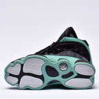 Jordan Sneakers Basket Noir et Turquoise Homme