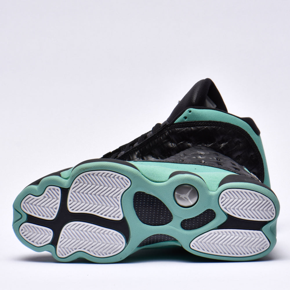 Jordan Sneakers Basket Noir et Turquoise Homme