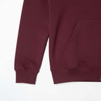 Milano Sweat à Capuche Zippé Bordeaux Homme