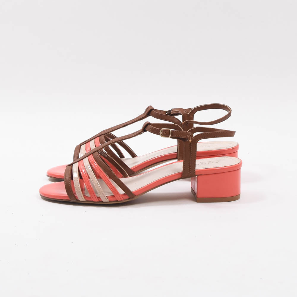 André Sandales à Talons Brides Multicolores Femme