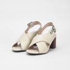 André Sandales à Talons Croisées Élégantes Femme