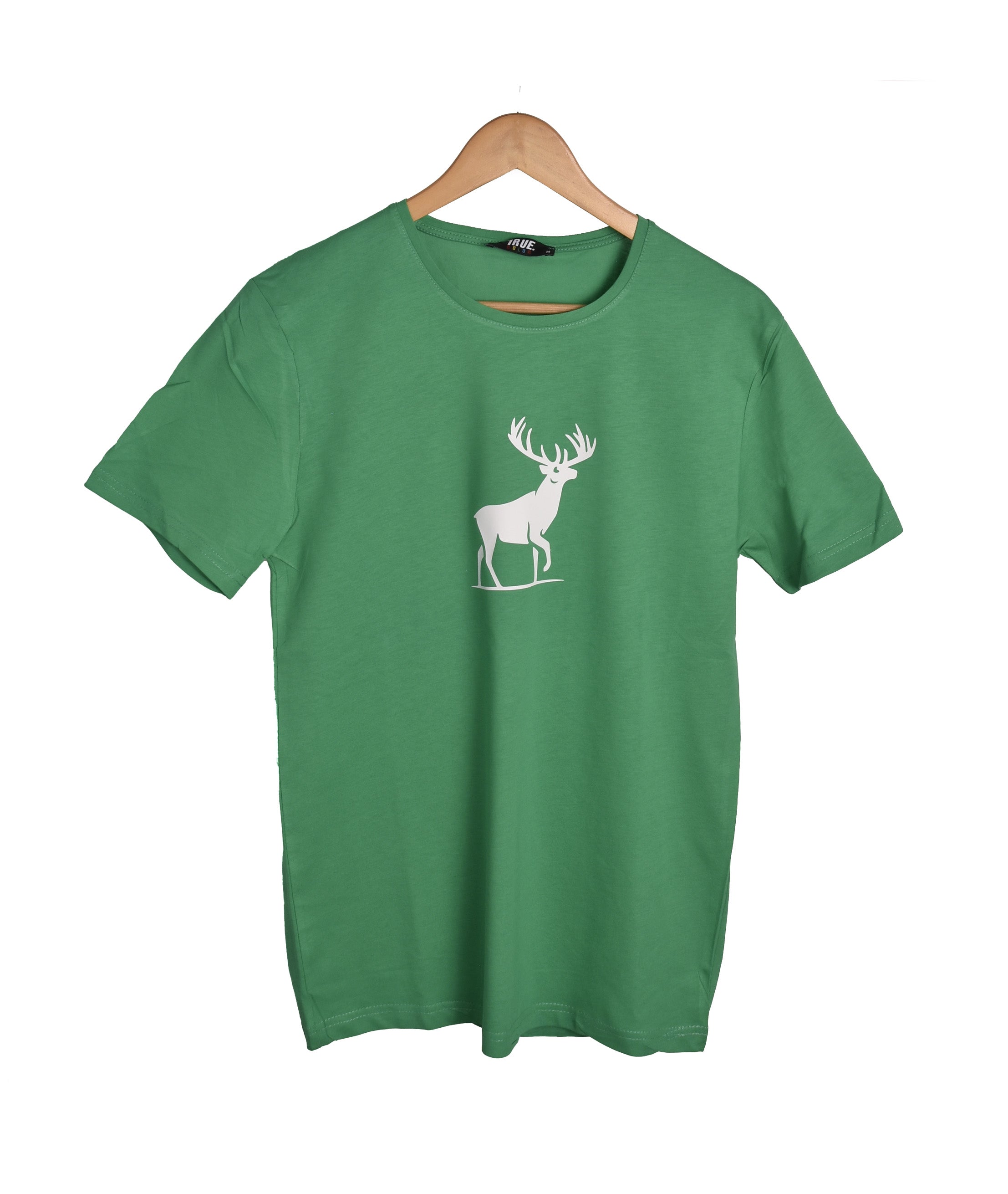 Kimland T-shirt Vert Motif Cerf Homme
