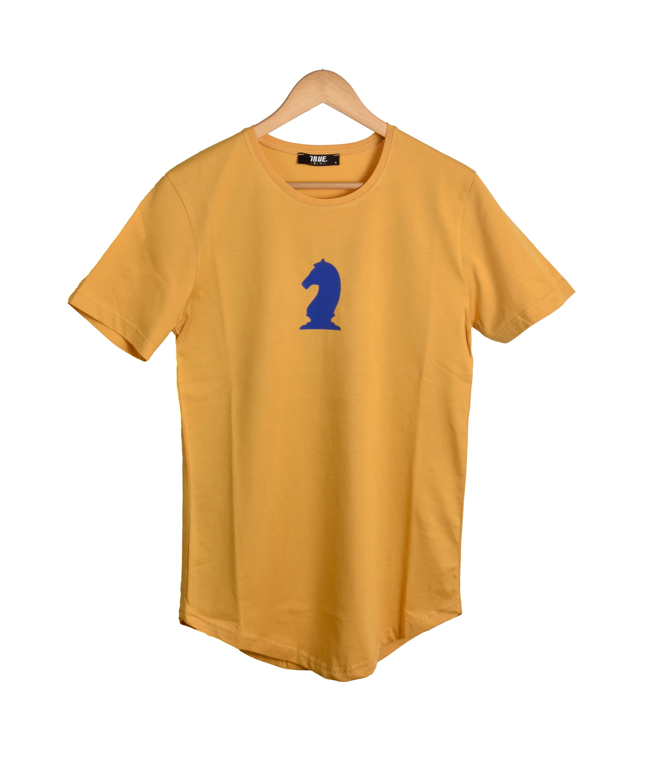 Kimland T-shirt Moutarde Motif Cavalier Homme