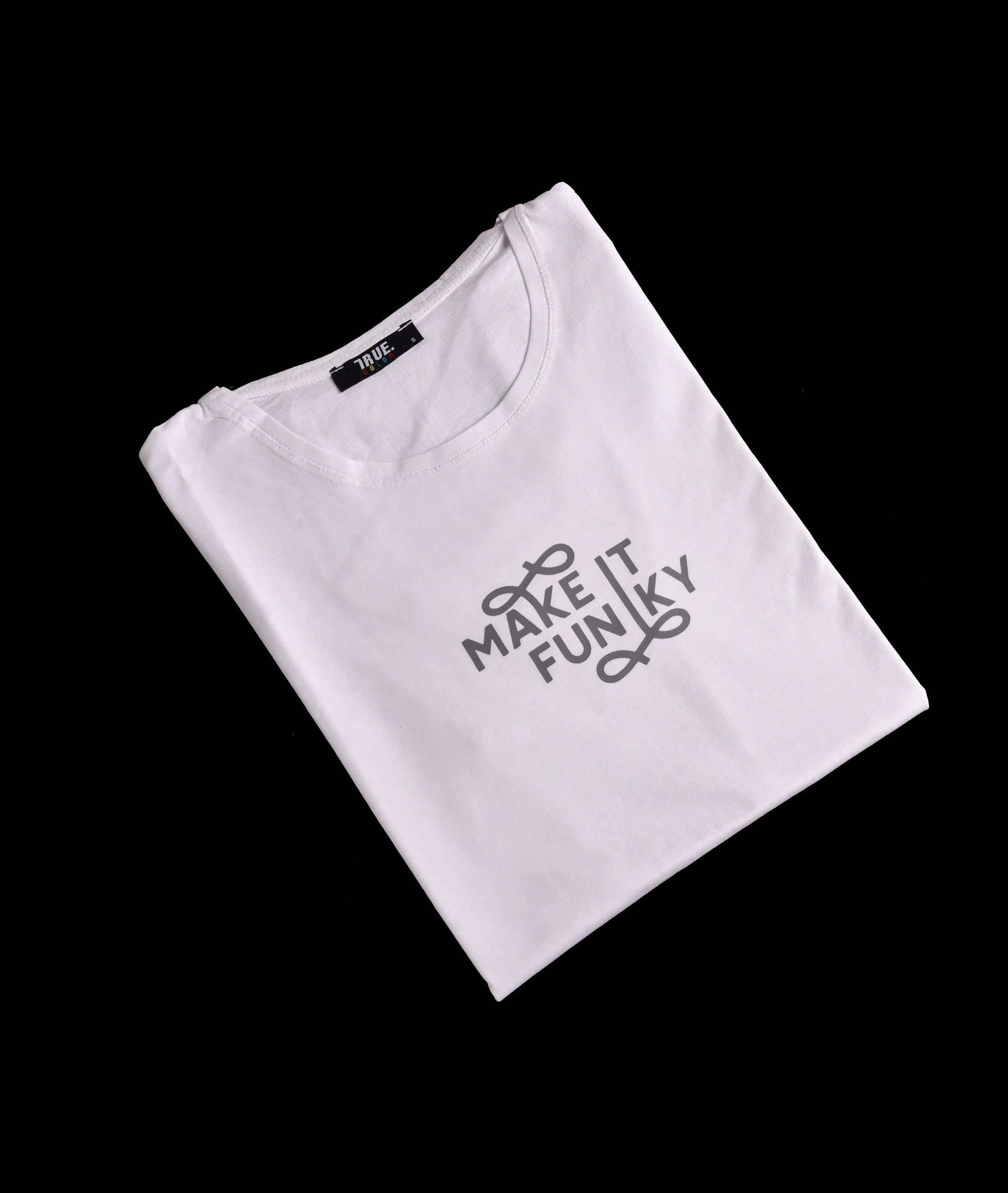 T-shirt BLANC *MAKE IT FUNKY *