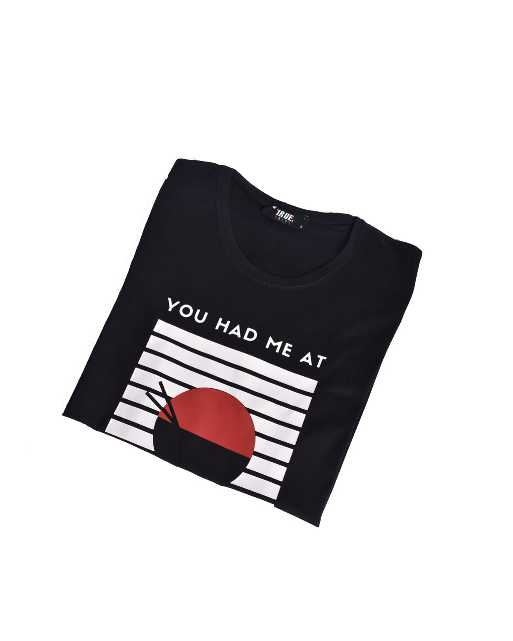 T-shirt NOIR YOU HAD ME AT RAMEN