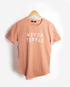 T-shirt SAUMON 2 *NEVER SETTLE*