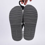 Kito Tongs Confortables Noir et Blanc Homme