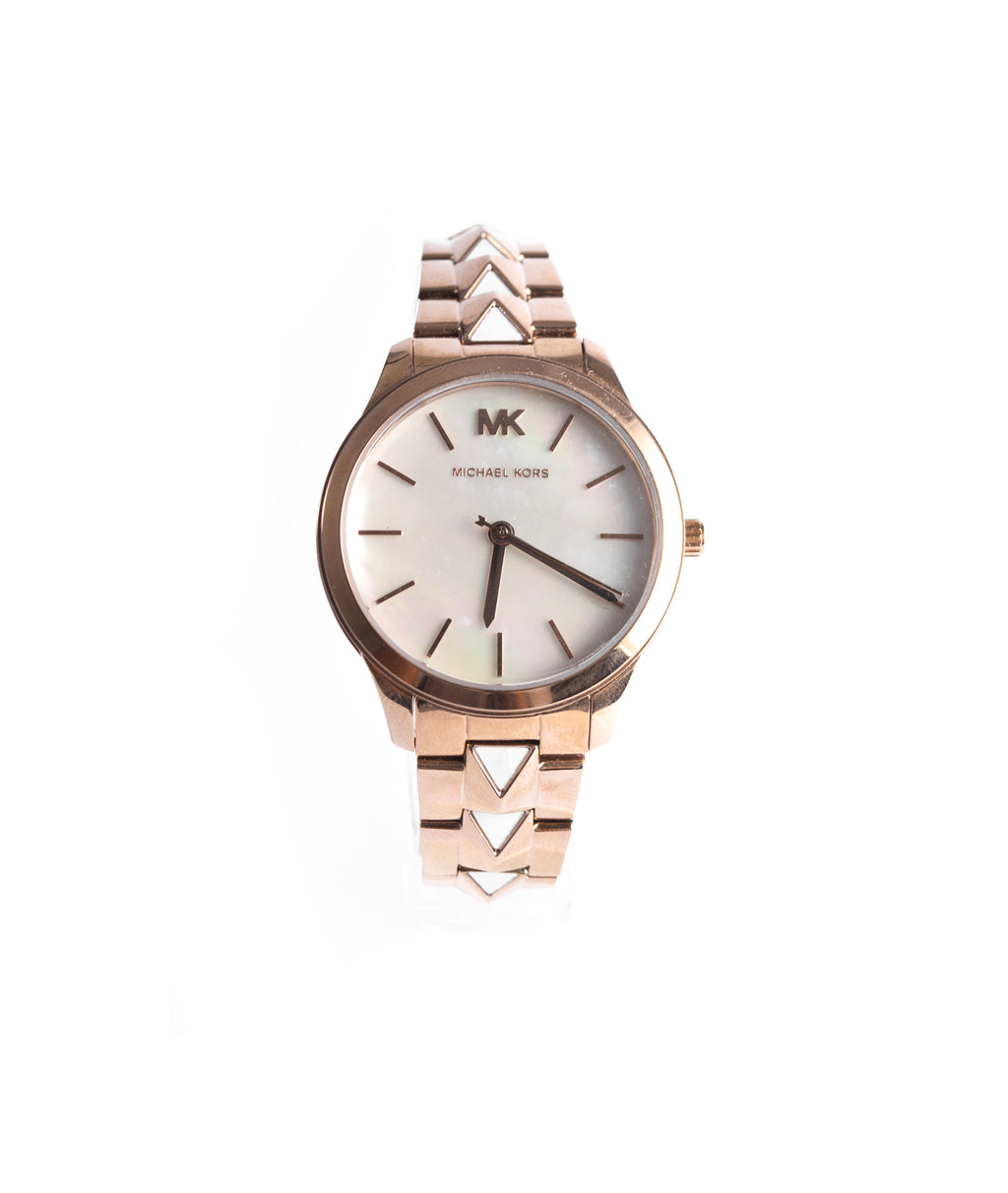 Michael Kors Montre Élégante Dorée Rose Femme