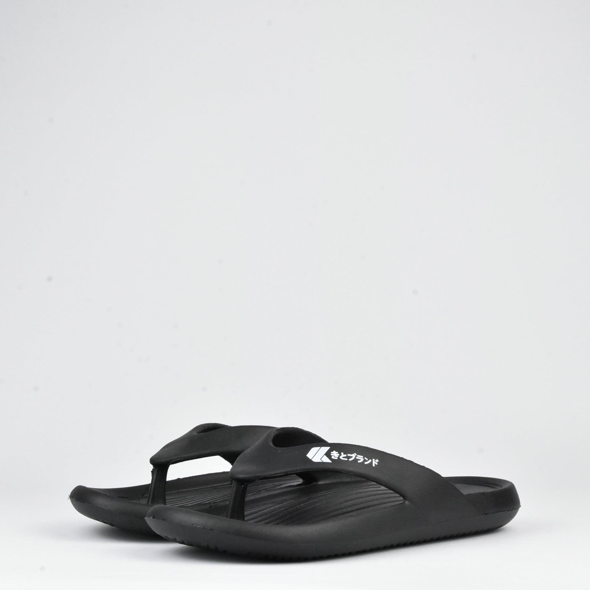 Kito Claquettes Tongs Confortables Noir Homme