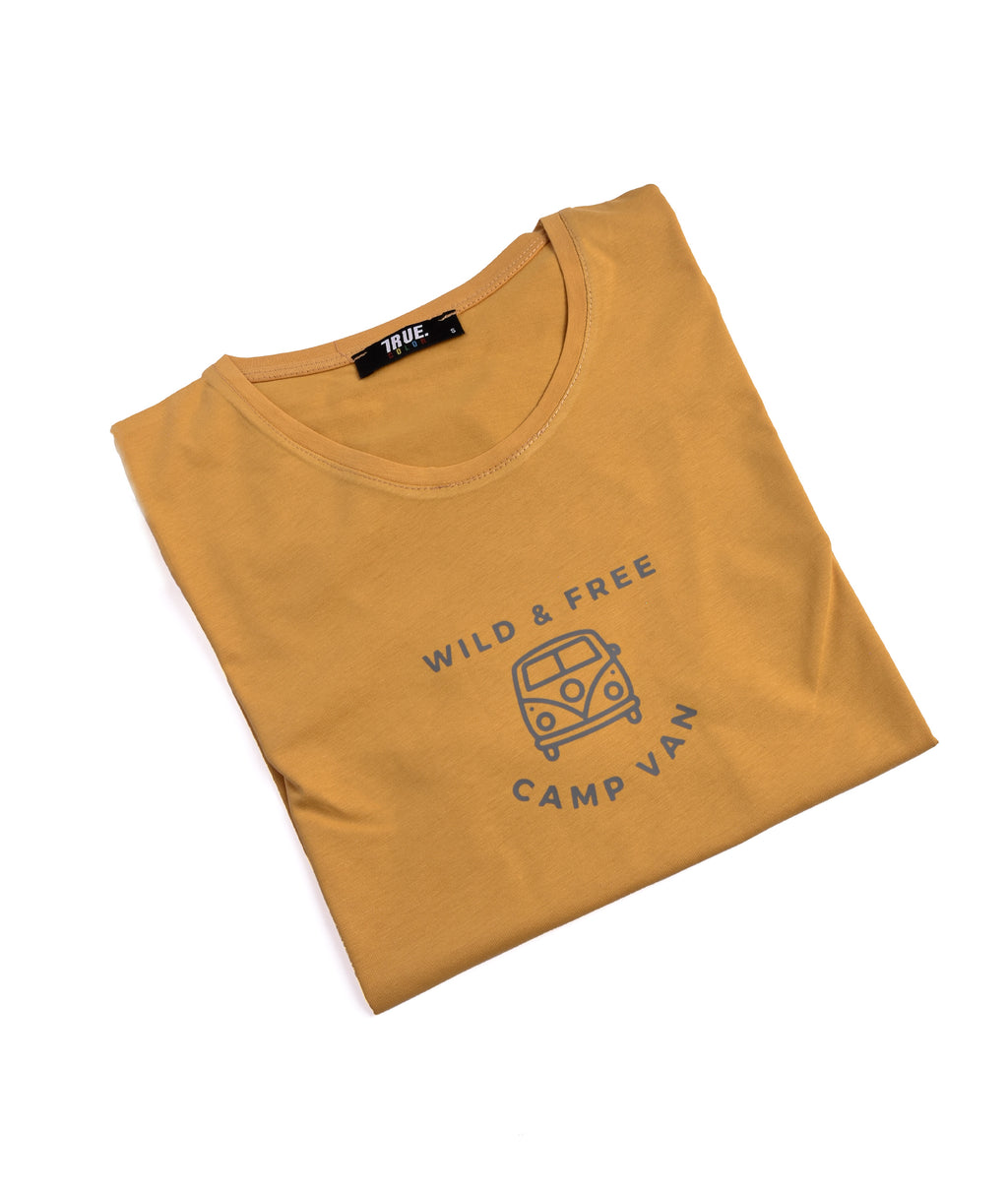 T-shirt MOUTARDE 2 *WILD & FREE *