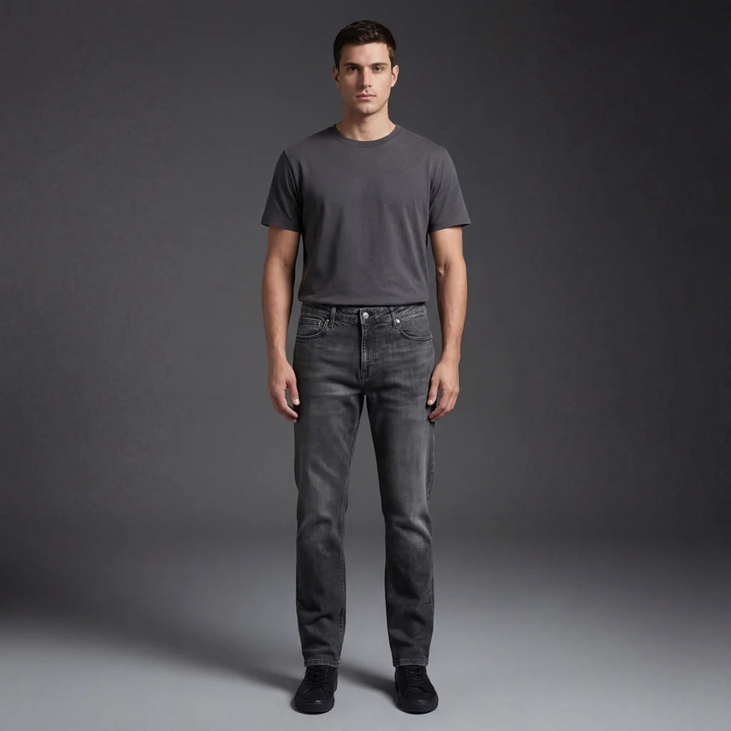 DEPART Jean Regular Gris Homme Pantalon Décontracté
