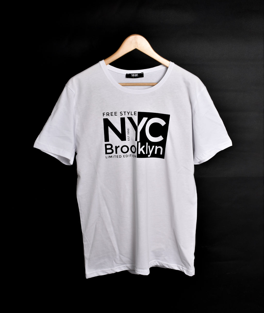 T-shirt BLANC NYC BROOKLYN