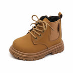 Bottes coordonnantes à lacets Marron Enfants ﻿ 4