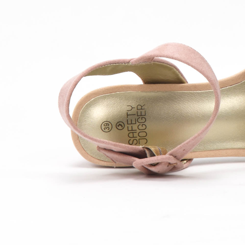 Safety Jogger Sandales à Talons Bloc Élégantes Femme